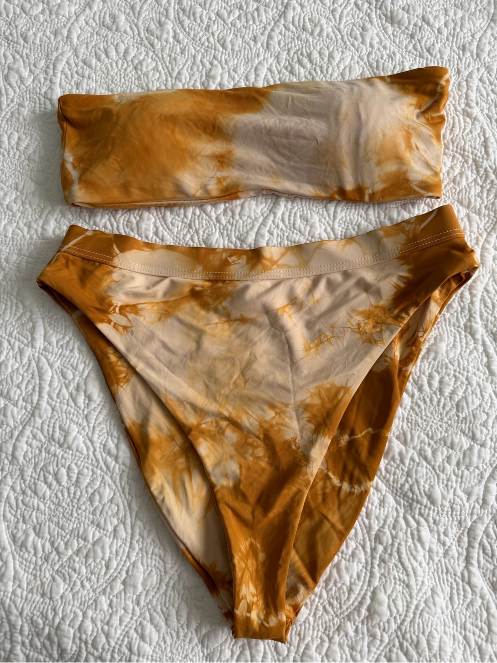 Dippin' Daisy's Tie-Dye Bandeau Bikini Set